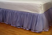 Excellence Quality Purple Bed Skirt - AanyaLinen